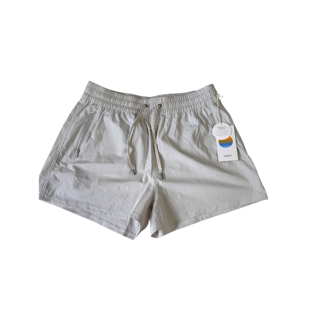 Vuori Women's Light Gray Athletic Shorts